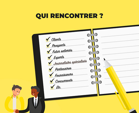 infographie l'événement B2B au coeur de l'écosystème business