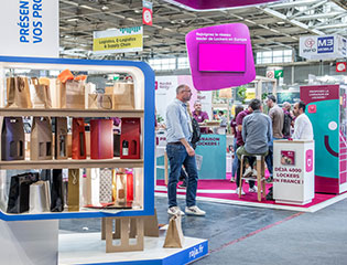 stand avec emballages